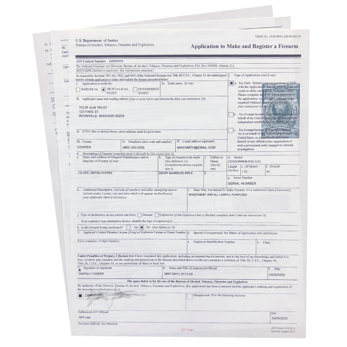 atf form 1