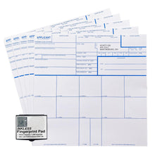 Load image into Gallery viewer, FD-258 Fingerprint Cards with FFL ORI and Ink Pad