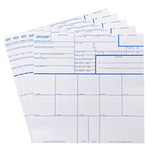 Load image into Gallery viewer, FD-258 Fingerprint Cards with No ORI