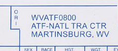 Atf Card What is the ORI Number on the FD-258 Fingerprint Cards for NFA Applica ...