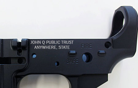 Do You Need to Engrave your ATF Form 4 SBR/SBR?