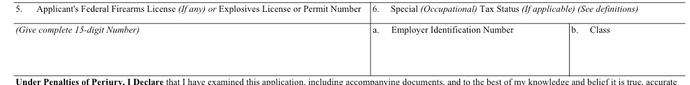 Do you have an FFL and are applying with the ATF Form 1?