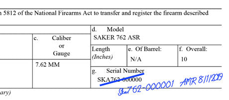 Making Corrections to your ATF Paperwork - Initial and Date the changes