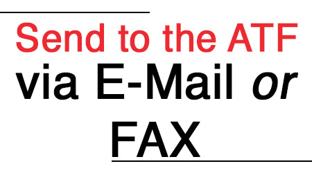 Which ATF Forms and Applications Can You Fax OR EMAIL to the ATF?