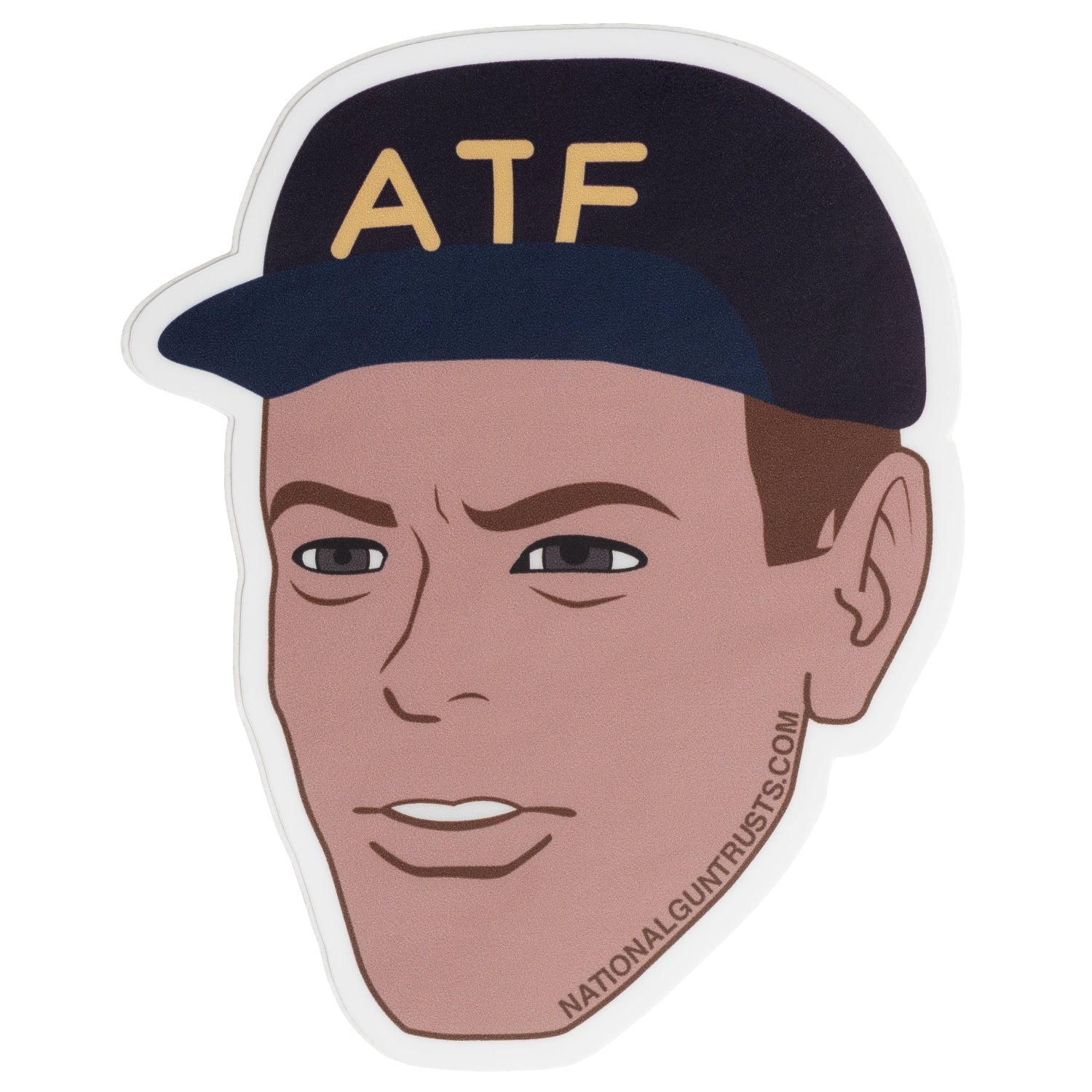 Atf Meme Sticker ATF Guy Meme Sticker & NOT ATF Guy Meme Sticker – National Gun Trusts