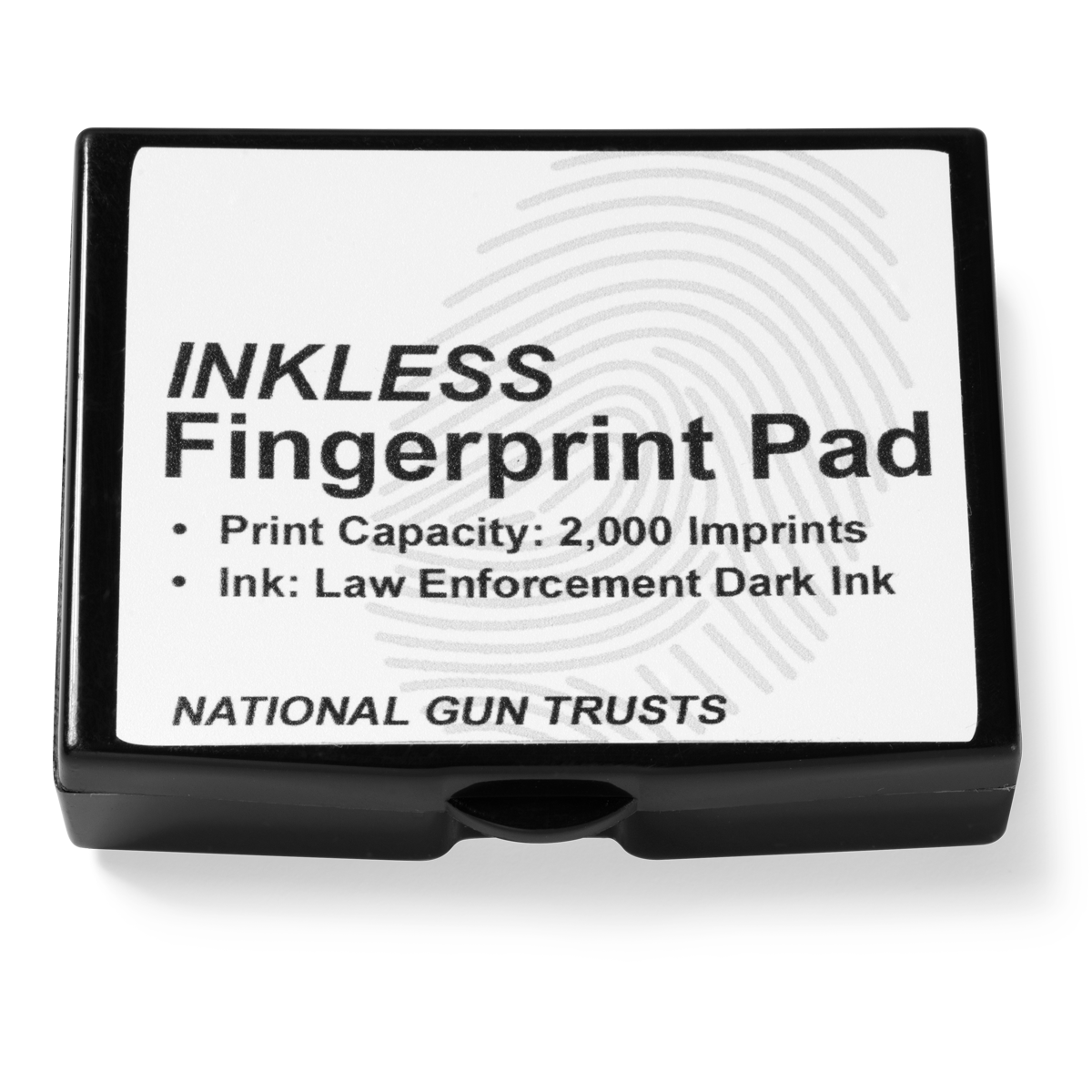 Law Enforcement Dark Inkless Fingerprint Ink Pad – National Gun Trusts