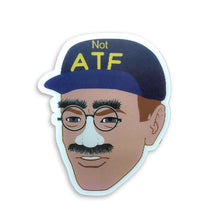 Load image into Gallery viewer, ATF Guy / NOT ATF Guy Lenticular Meme Sticker Version
