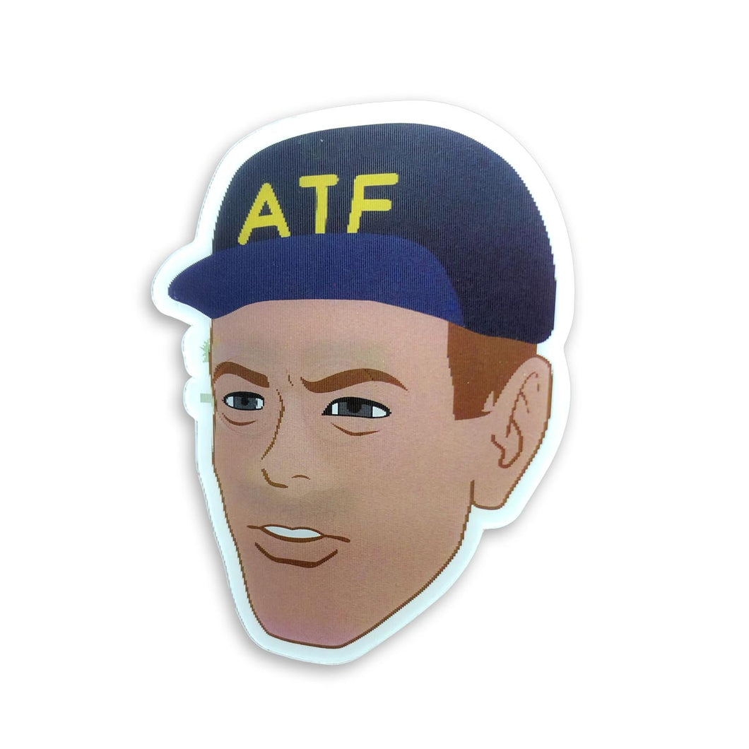 ATF Guy / NOT ATF Guy Lenticular Meme Sticker Version