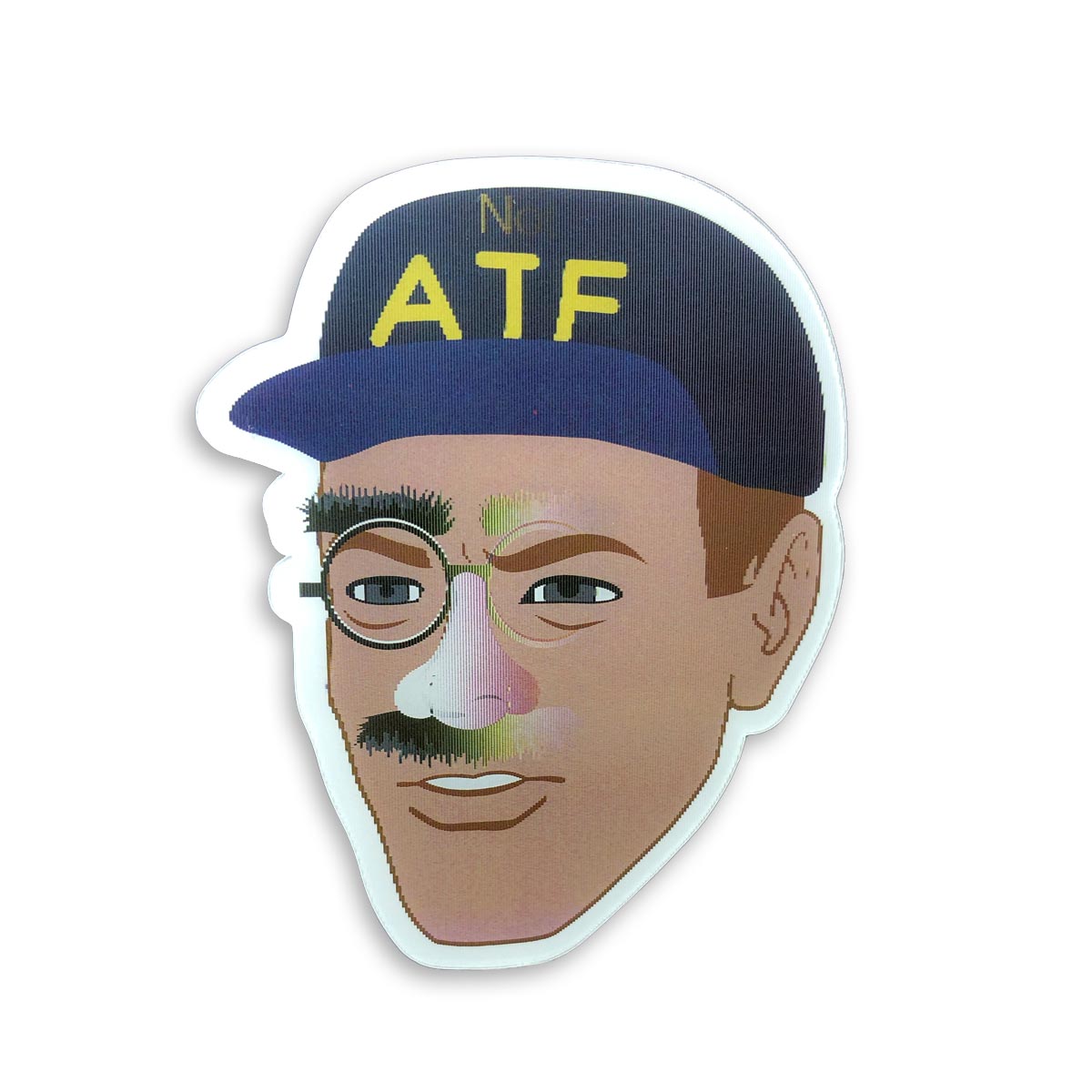 Atf Meme Sticker ATF Guy / NOT ATF Guy Lenticular Meme Sticker – National Gun Trusts