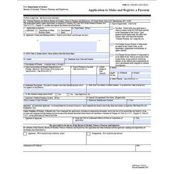 ATF Form 4, ATF Form 1, ATF Form 5 and 5320.23 Paperwork Consultation Services