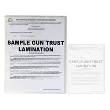 Load image into Gallery viewer, NFA Gun Trust Lamination Services Full Size
