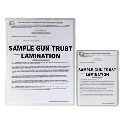 Nfa Paperwork ATF Paperwork, Lamination and NFA Gun Trust Provided Services ...